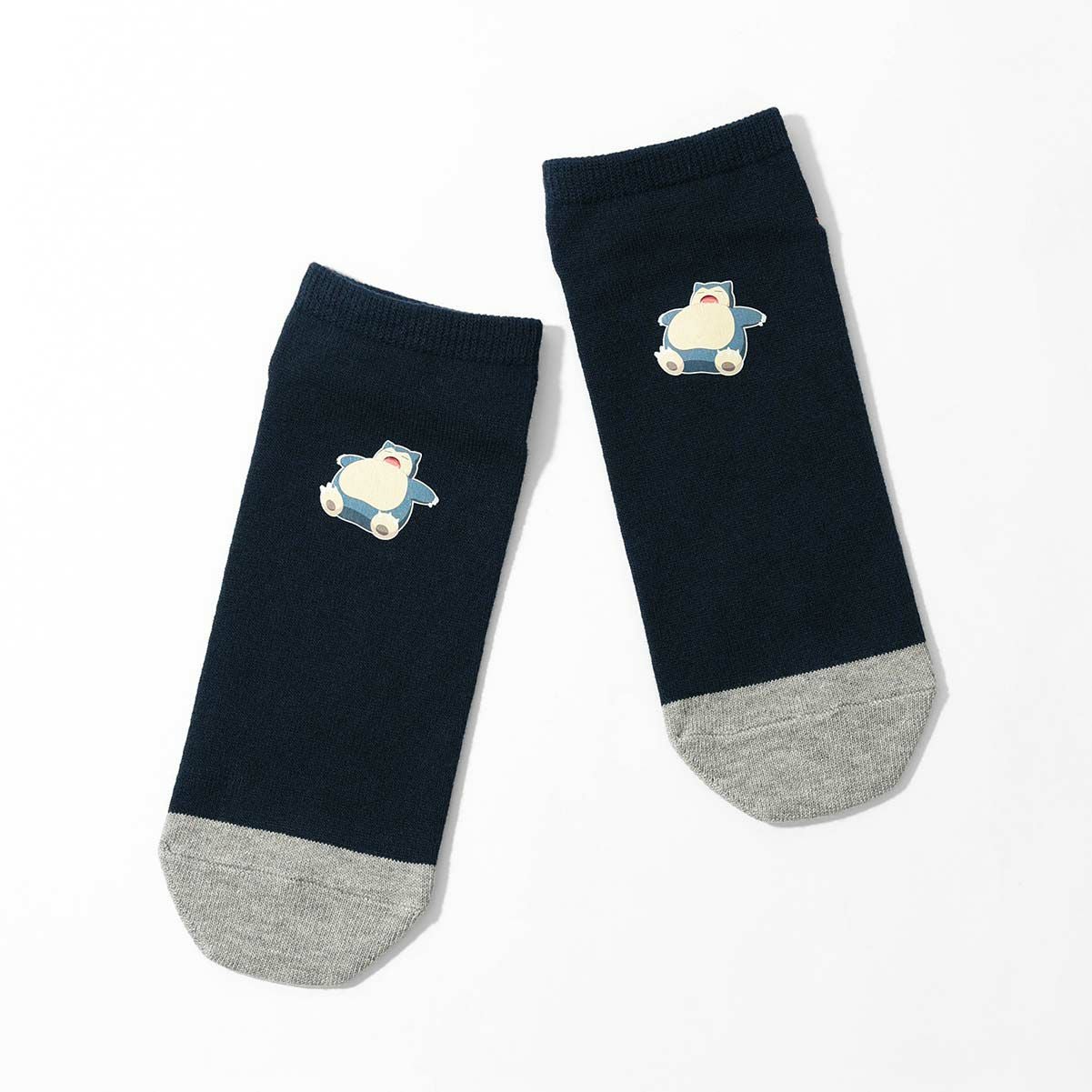 ポケモン カビゴン ワンポイント スニーカー丈 カジュアル ソックス