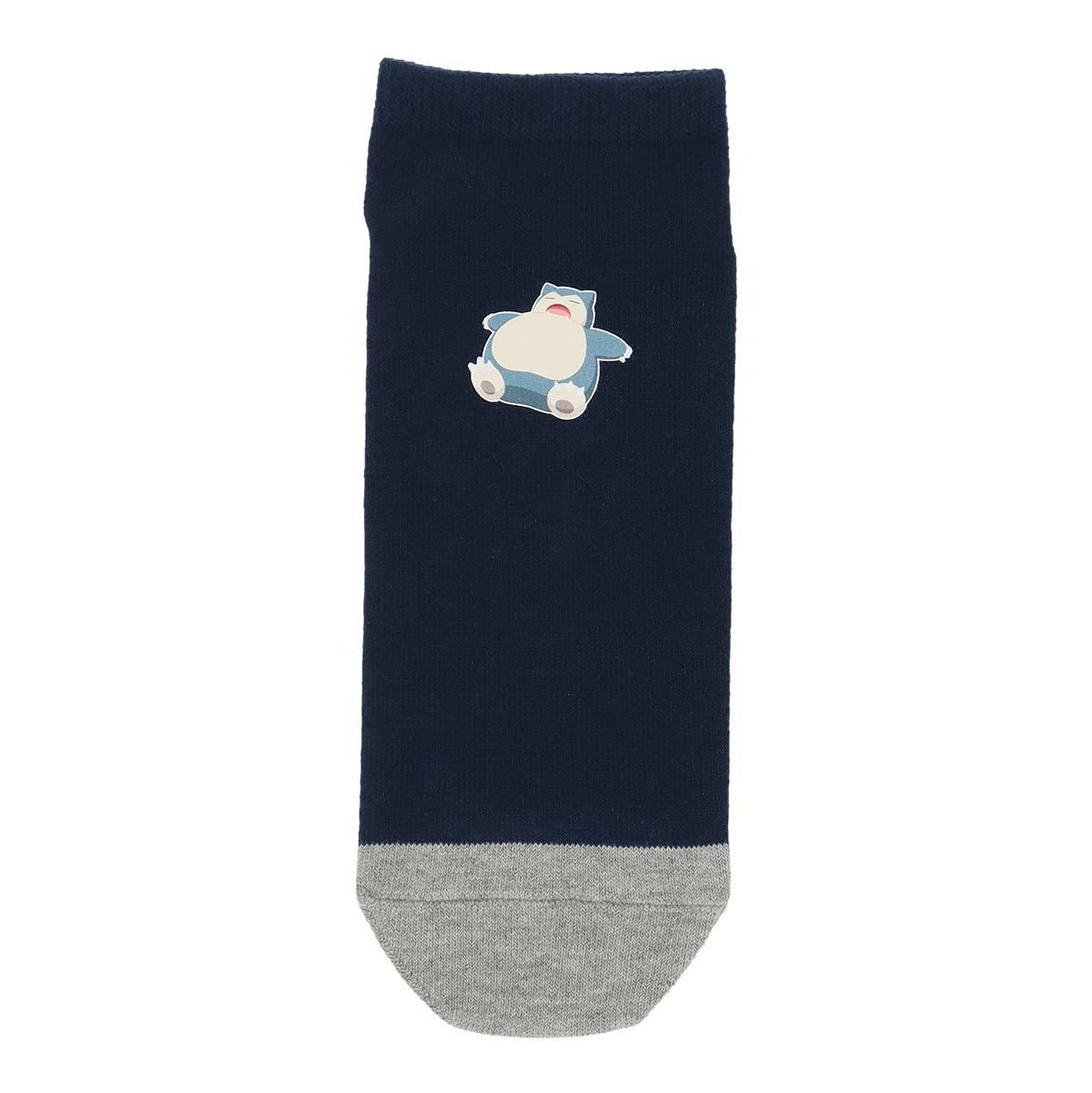 ポケモン カビゴン ワンポイント スニーカー丈 カジュアル ソックス