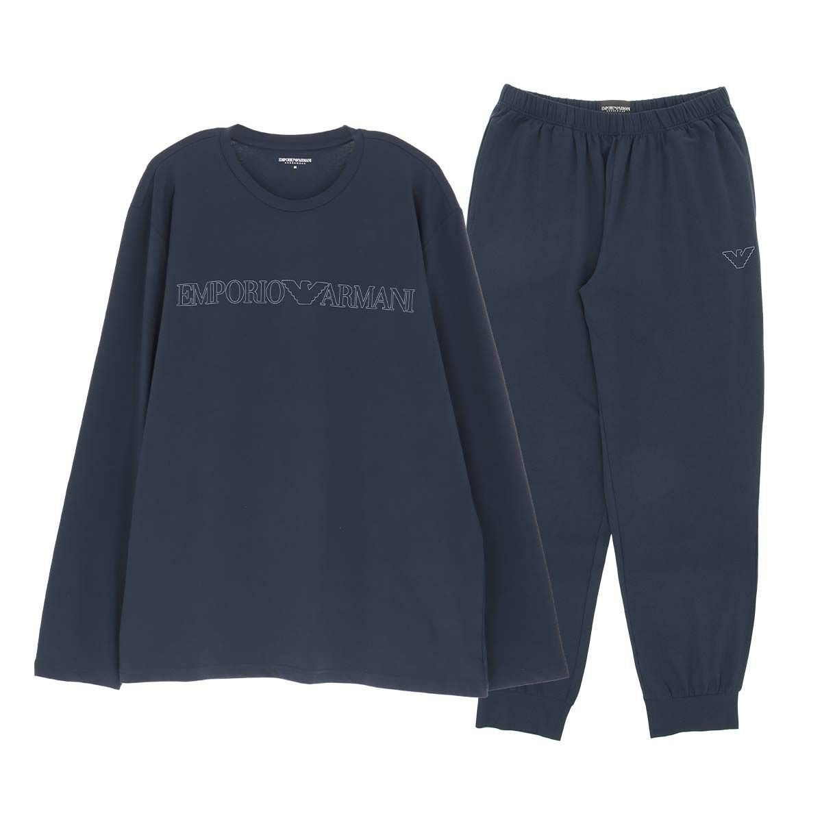EMPORIO ARMANI ラウンジウェア 上下セット オーガニックコットン混