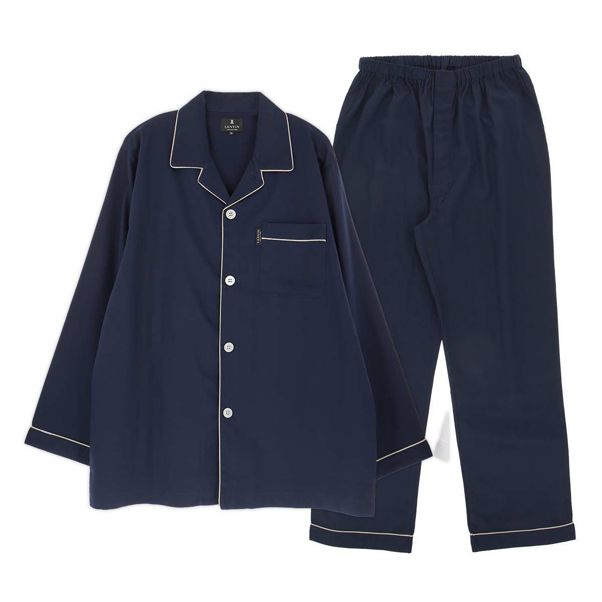 M Lサイズ】LANVIN COLLECTION パジャマ 上下セット【M Lサイズ】 綿