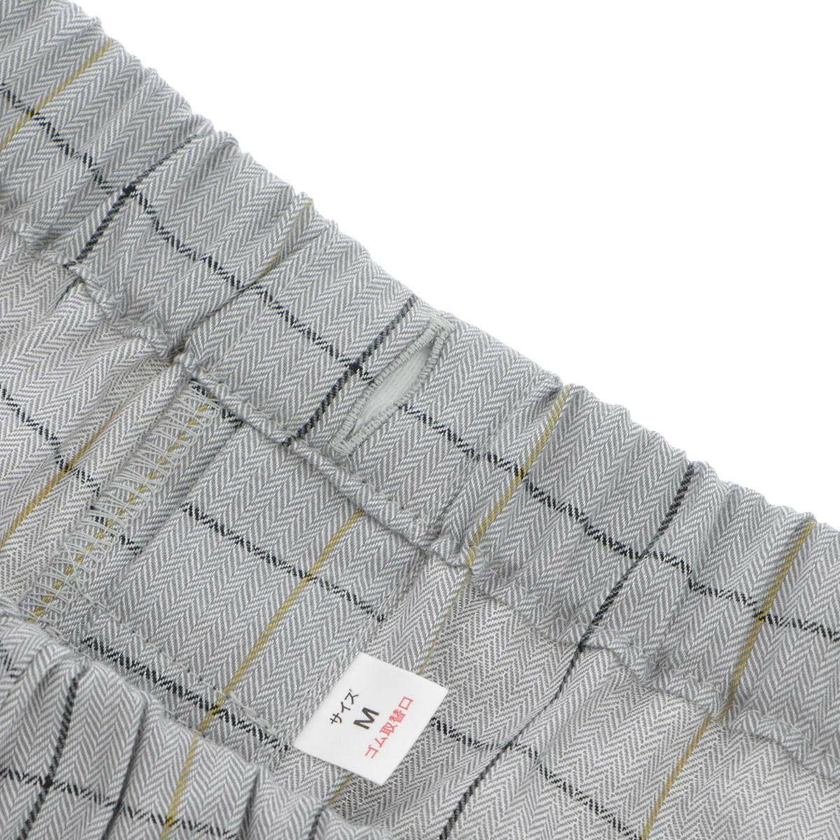 LANVIN COLLECTION パジャマ 上下セット【M Lサイズ】 綿100% 先染め