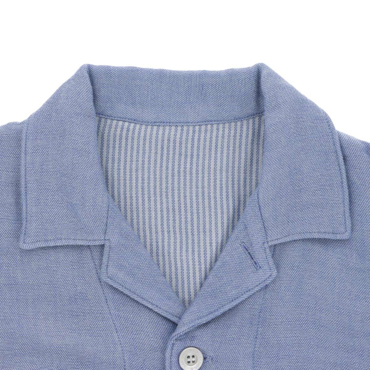 LANVIN COLLECTION パジャマ 上下セット 先染め3重ガーゼ シャンブレー
