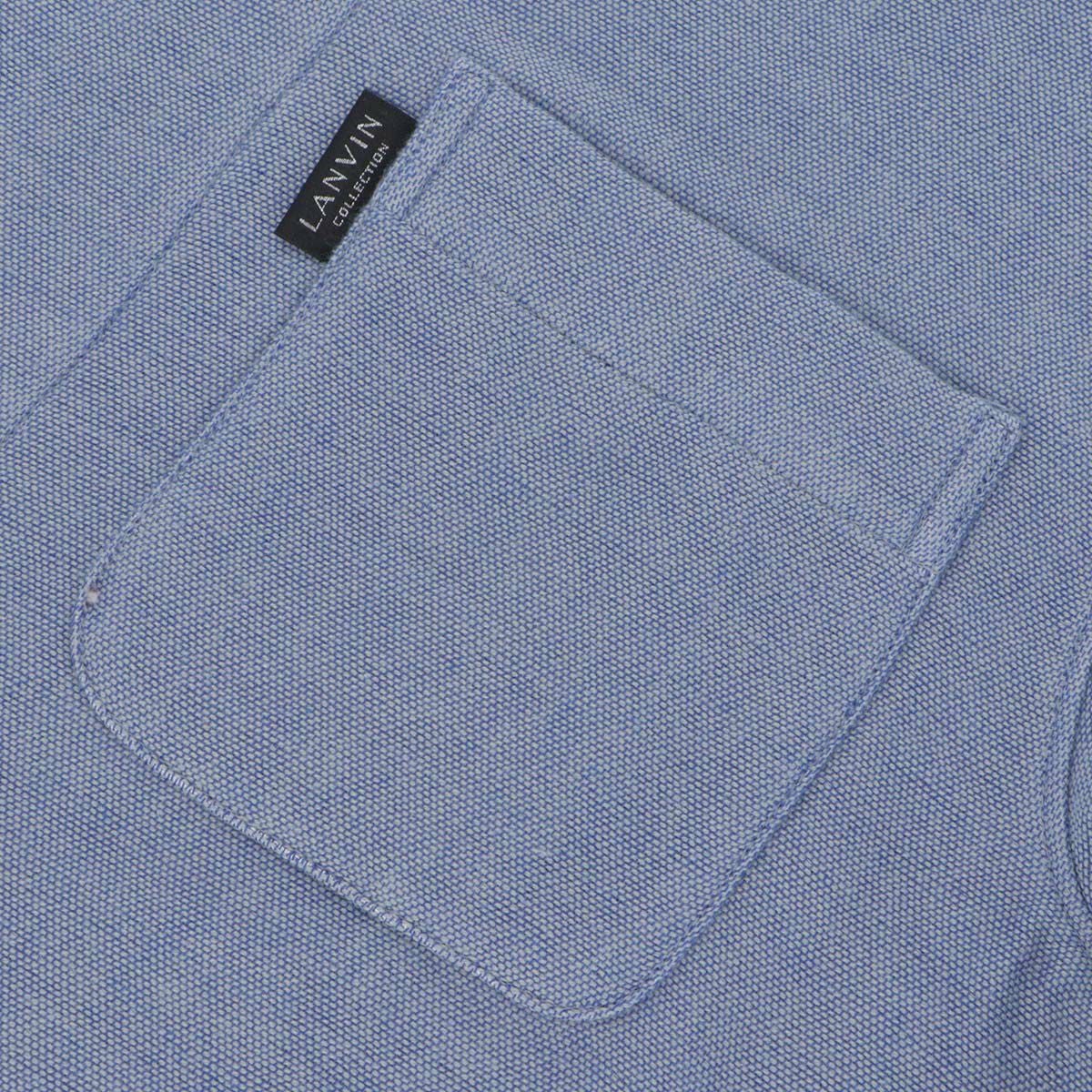 LANVIN COLLECTION パジャマ 上下セット 先染め3重ガーゼ シャンブレー