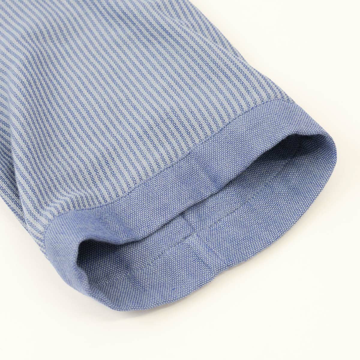 LANVIN COLLECTION パジャマ 上下セット 先染め3重ガーゼ シャンブレー
