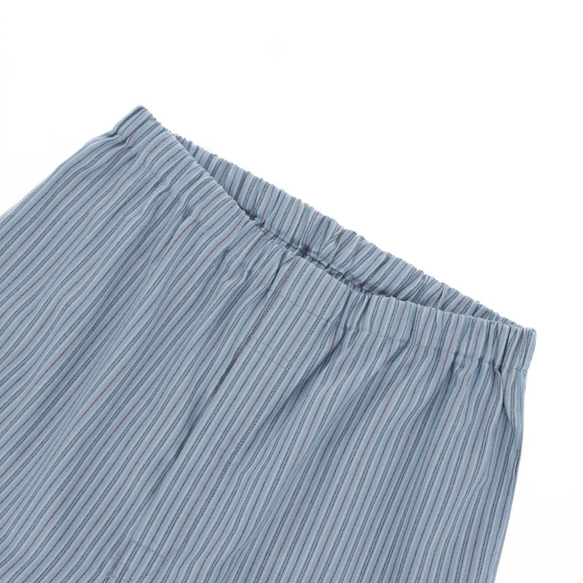 LANVIN COLLECTION パジャマ 上下セット 綿100% 先染めツイル微起毛