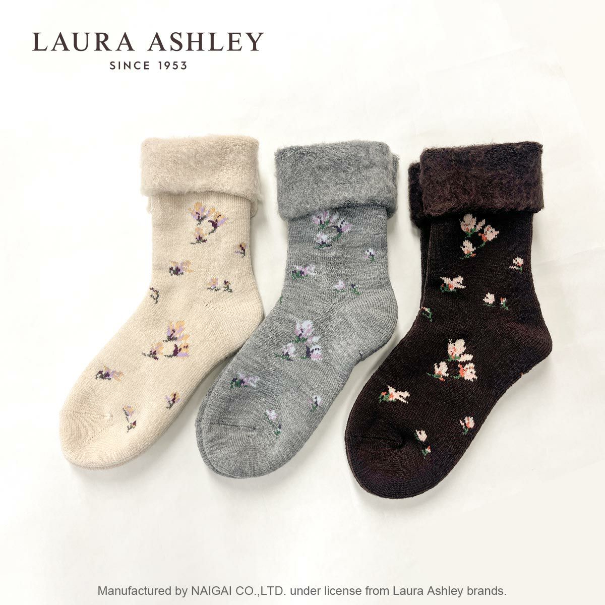 Laura Ashley (ローラアシュレイ) | 靴下 ソックス 通販のナイガイ公式