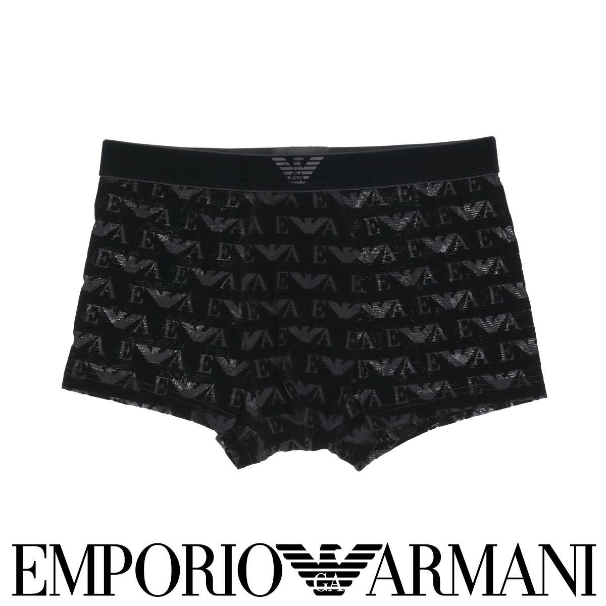EMPORIO ARMANI JACQUARD VELVET ジャカード ベルベット ボクサー
