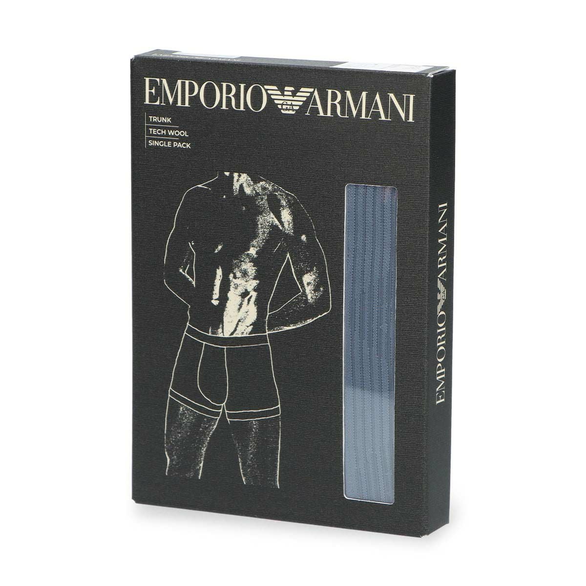 EMPORIO ARMANI TECH WOOL テック ウール ボクサーパンツ 【S/M/L】 前