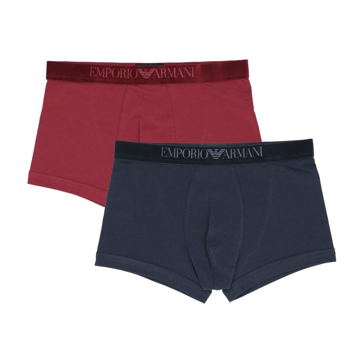 EMPORIO ARMANI 【2枚セット】VELVET LOGOBAND ベルベット ロゴバンド