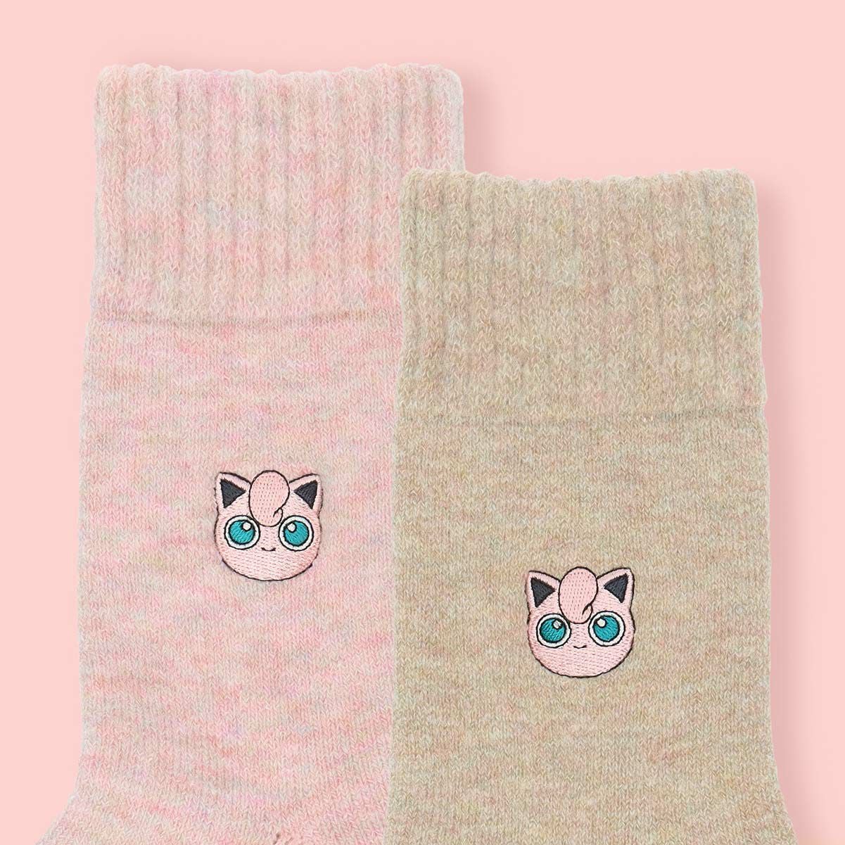ポケモン プリン ワンポイント ルームソックス カジュアル レディース