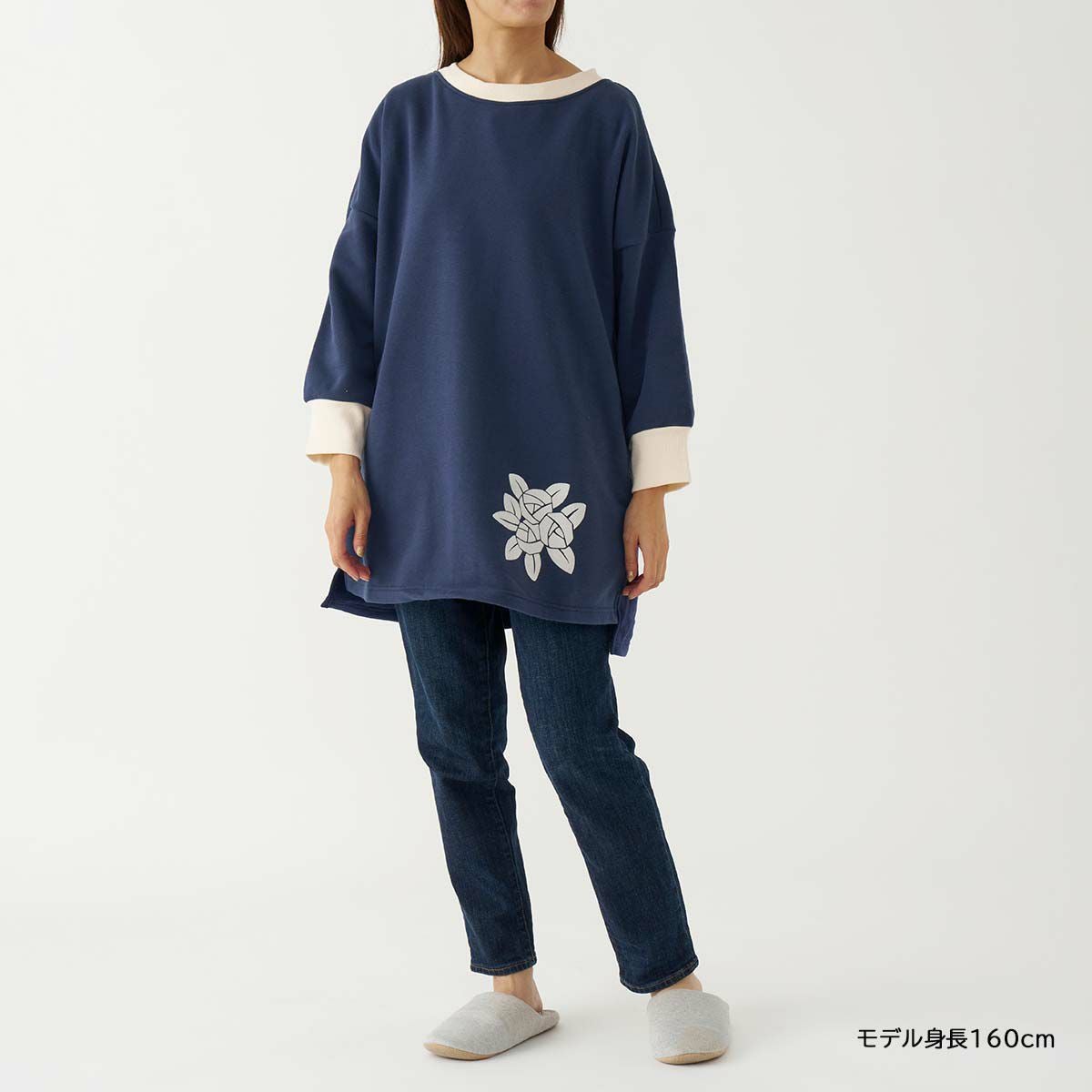50%OFF LANVIN COLLECTION 裏起毛 ポリエステル100％ 後ボタン 割烹着