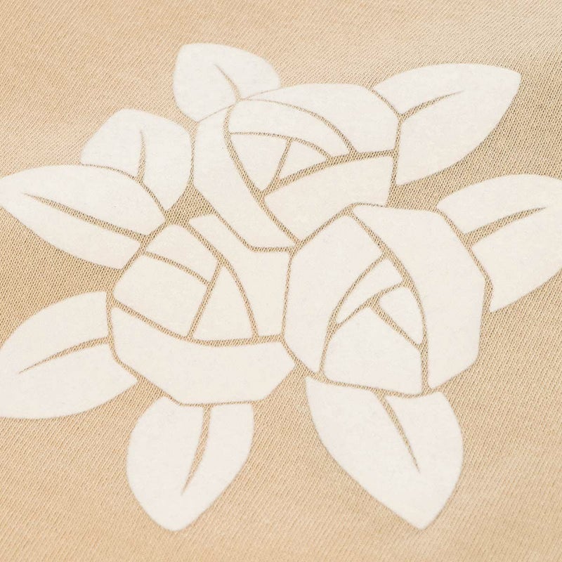 LANVIN COLLECTION ランバン コレクション 裏起毛 ポリエステル100％ 後ボタン 割烹着 フェリシテローズ柄 かっぽう着 カッポー スモック エプロン レディース 70044019