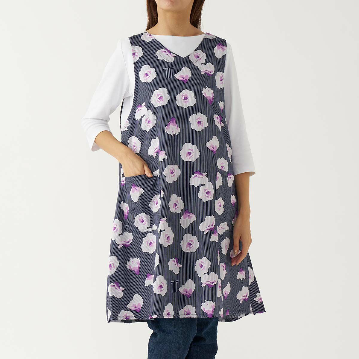 30%OFF LANVIN COLLECTION 形態安定加工 綿100％ 横ボタン サイド