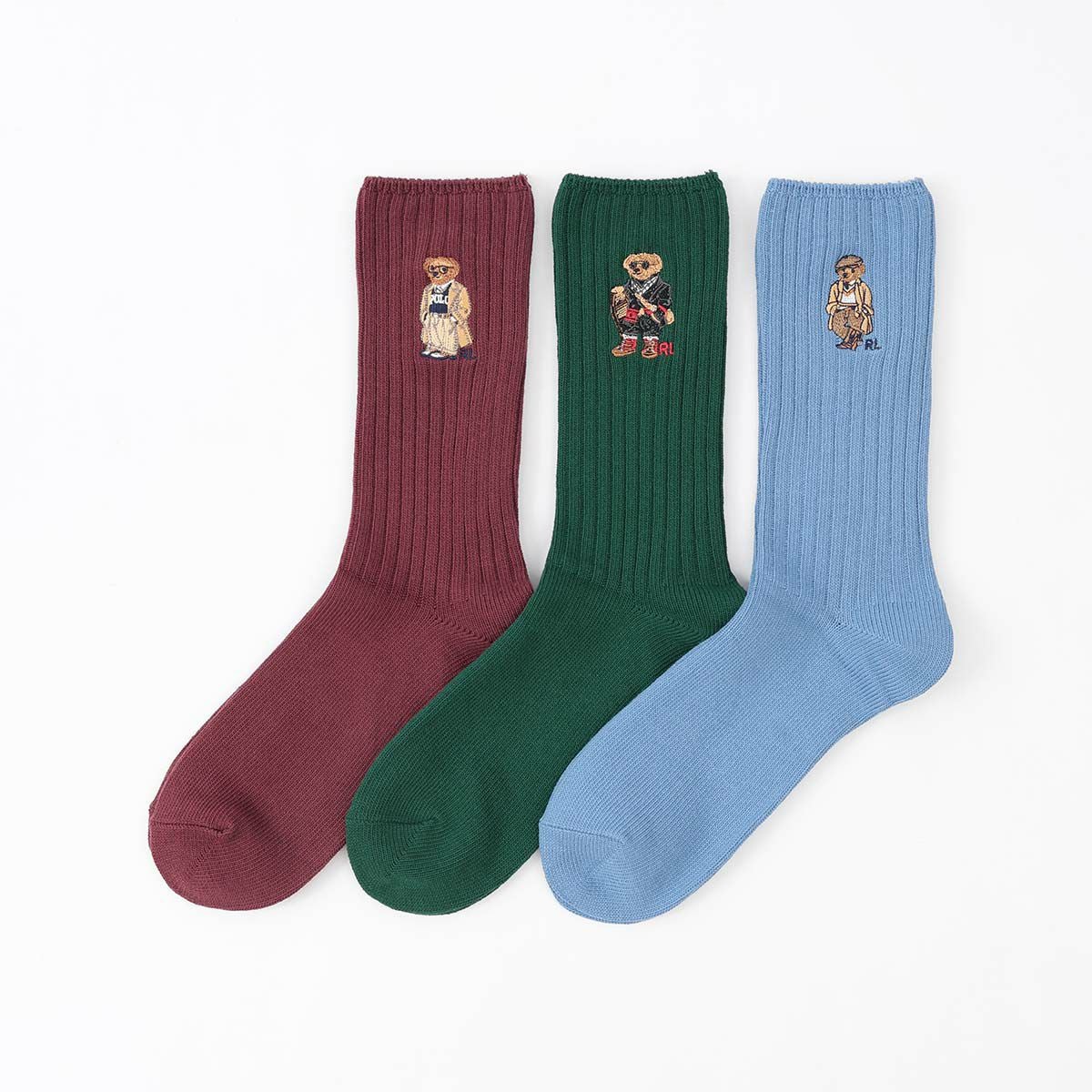 POLO RALPH LAUREN シーズンベア刺しゅう オーガニックコットン混