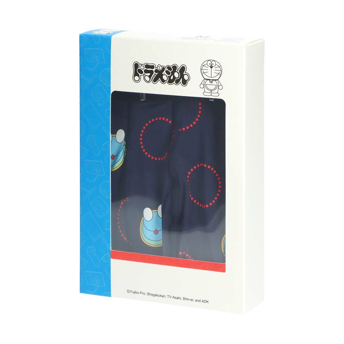 ドラえもん ドット＆通りぬけフープ柄 前閉じ ボクサーパンツ ナイロン
