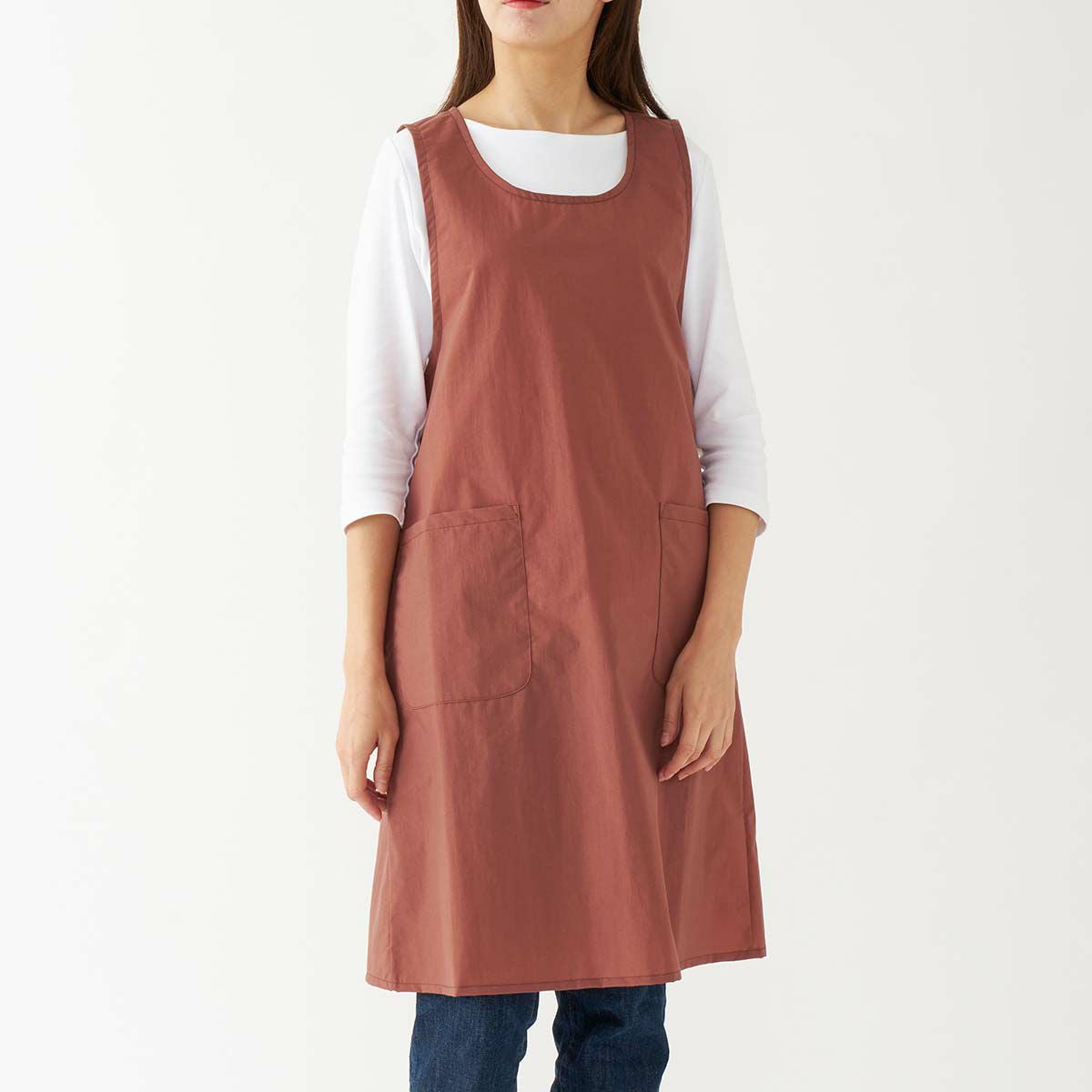 値引旧VAN 1976年頃、SCENEのナイロンエプロン店内ディスプレイ品 HOUSE WEAR STUDIO 撥水加工 エプロン ナイロン100％ 背付き 日本製