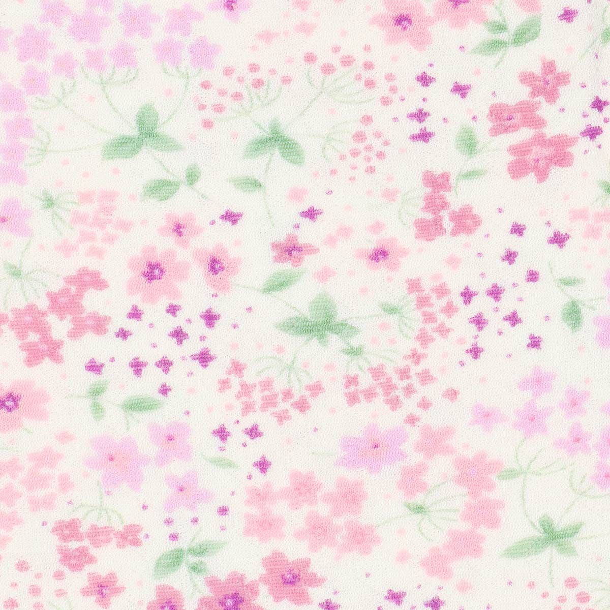 50%OFF Dessin Charlet 肌側綿100％ ソフトキルト 幾何小花柄 パジャマ