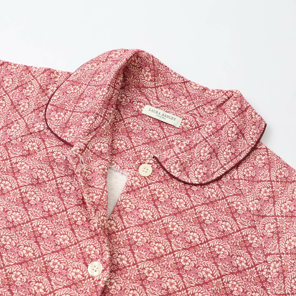 Laura Ashley ロングガウン Margam マーガム 前ボタン 中わた ニット