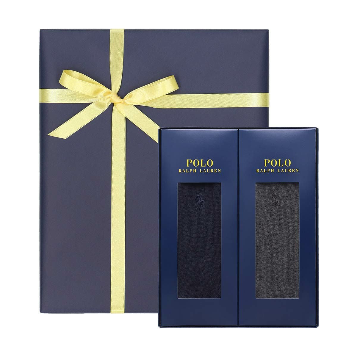 POLO RALPH LAUREN 2足セット 手提げ紙袋付き 箱入り ギフト POLO RALPH LAUREN 2足セット 手提げ紙袋付き 箱入り ギフト