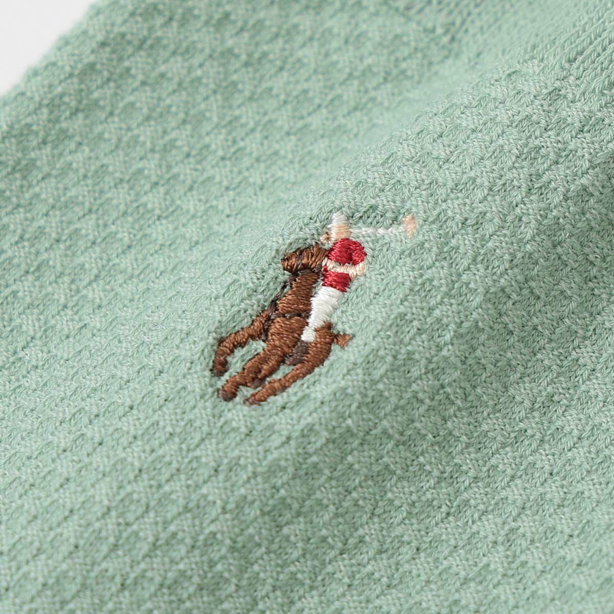 POLO RALPH LAUREN 涼感 鹿の子編み オーガニックコットン混 マルチPP