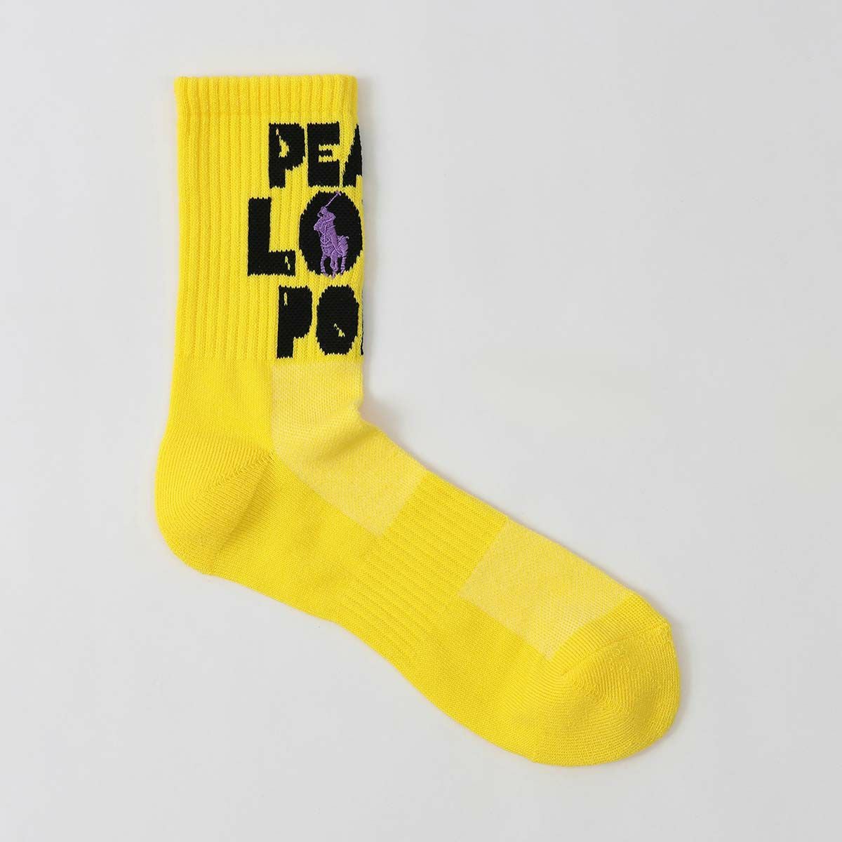 POLO RALPH LAUREN スポーツ PEACE LOVE ミドル クルー丈 ソックス