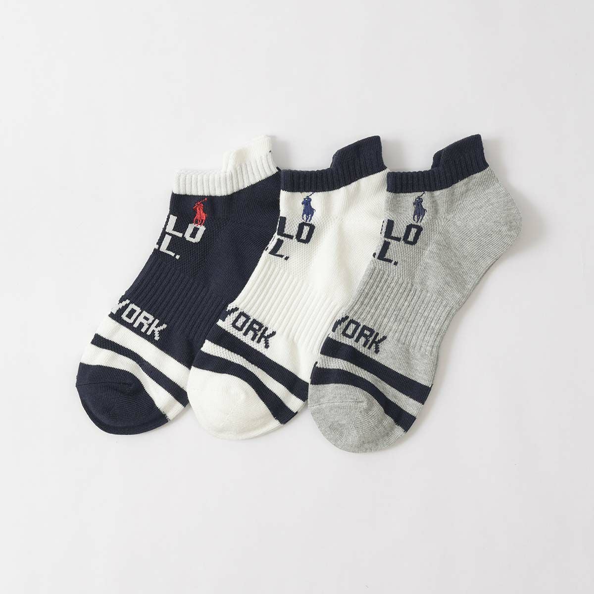 POLO RALPH LAUREN ベア刺繍 ポロベア オーガニックコットン混 足底