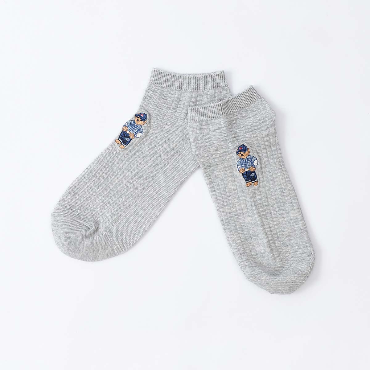 POLO RALPH LAUREN ベア刺繍 ポロベア オーガニックコットン混 足底
