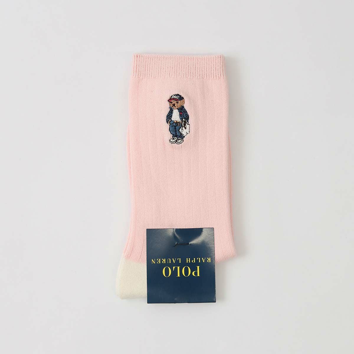 POLO RALPH LAUREN EMB BEAR ポロベア クルー丈 ソックス 03207263