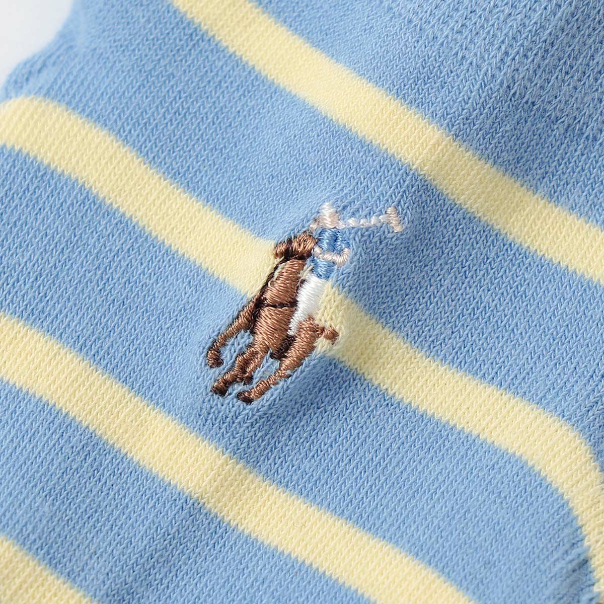 POLO RALPH LAUREN NEW ST. JAMES ボーダースニーカー丈 ソックス