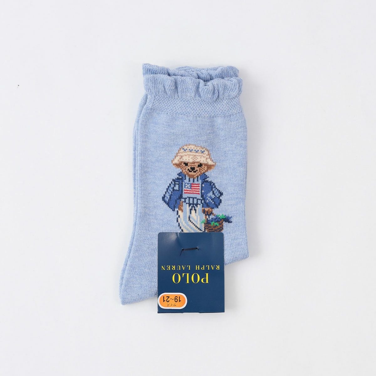 POLO RALPH LAUREN GIRLS ブルーベリー BEAR ポロベア キッズ ソックス