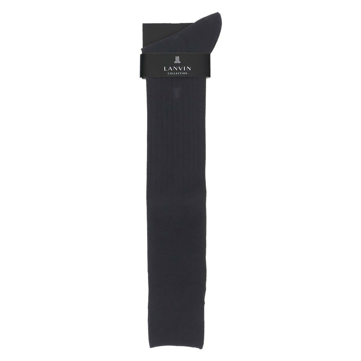 LANVIN COLLECTION 抗菌防臭 8:2 リブ ビジネス ハイソックス メンズ