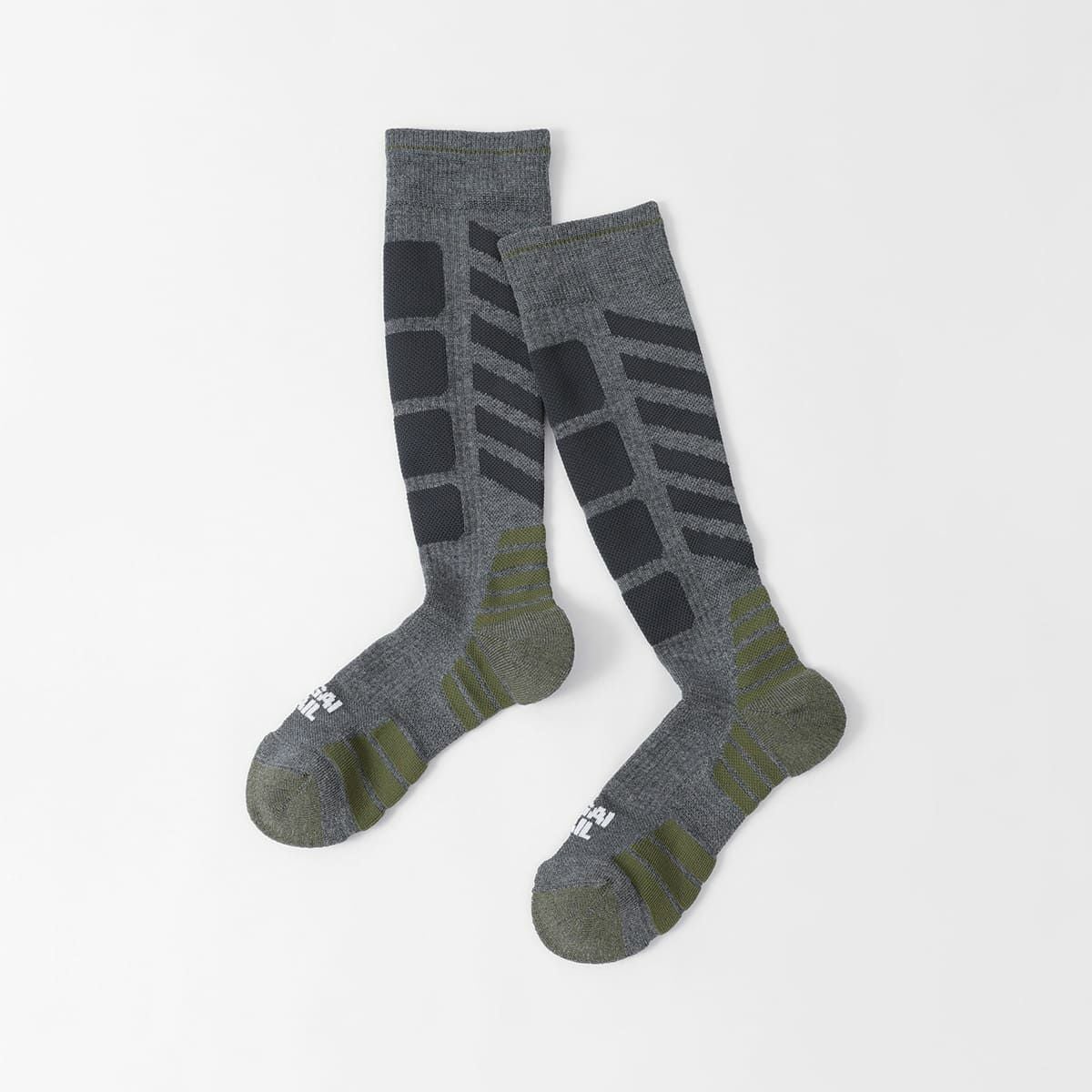 NAIGAI TRAIL MERINO MIX14 メリノウール混 着圧ハイソックス アーチ