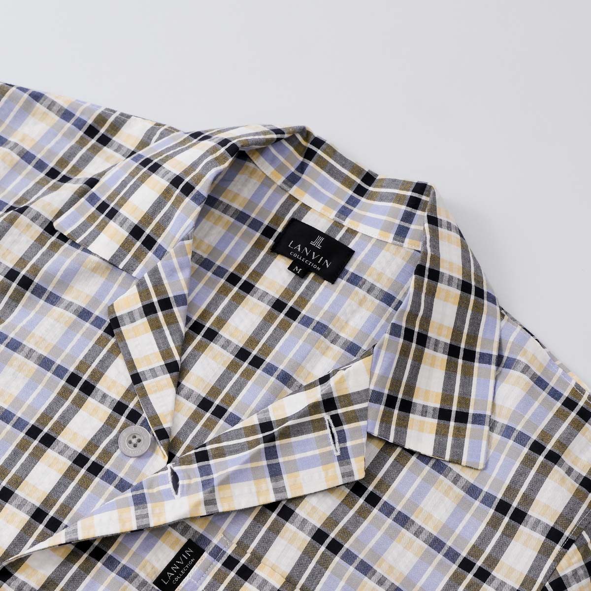 LANVIN COLLECTION パジャマ 上下セット【M Lサイズ】 先染め50