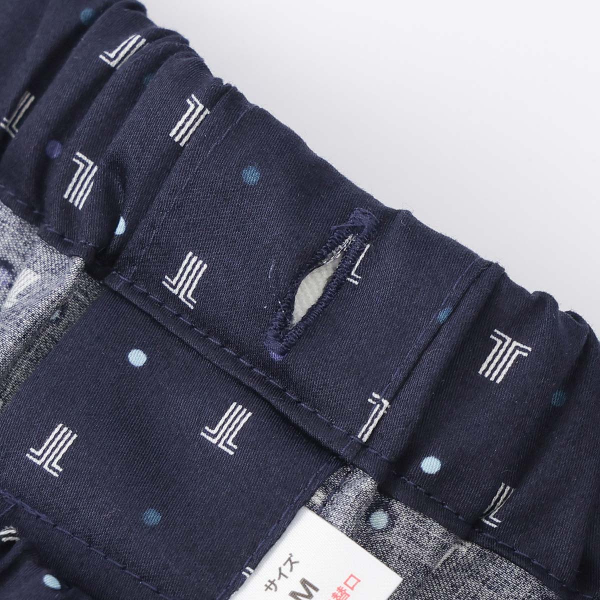 LANVIN COLLECTION パジャマ 上下セット 60綿サテン JLドットプリント
