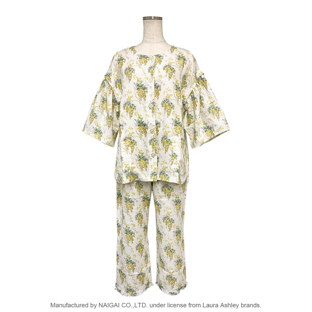 ☆【Mサイズ】LAURA ASHLEY 綿(コットン)100％ ダブルガーゼ パジャマ