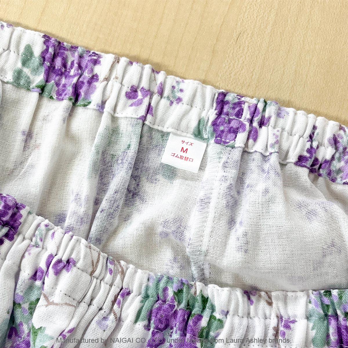 ☆【Mサイズ】LAURA ASHLEY 綿(コットン)100％ ダブルガーゼ パジャマ