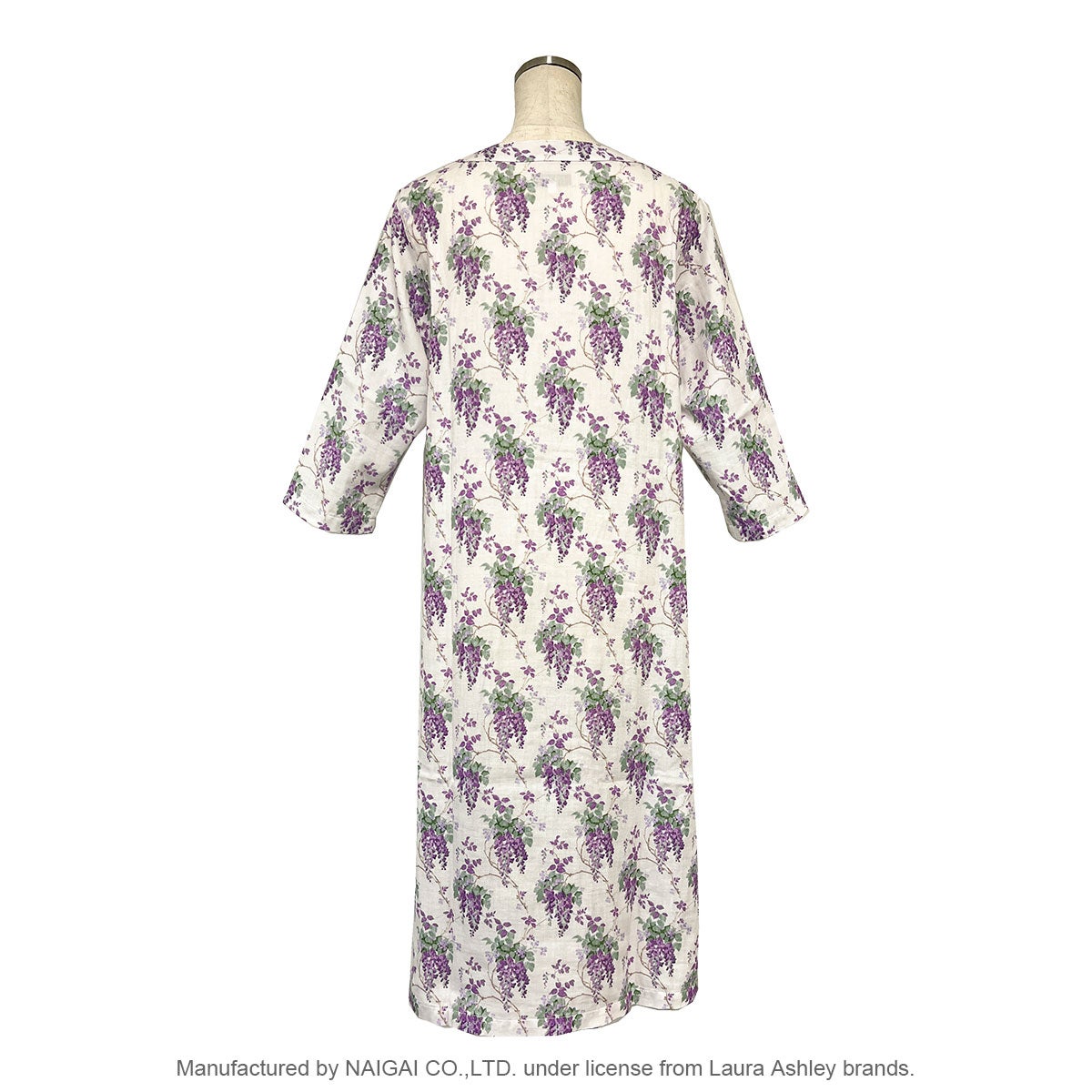 ☆【LLサイズ】LAURA ASHLEY 綿(コットン)100％ ダブルガーゼ 7分袖