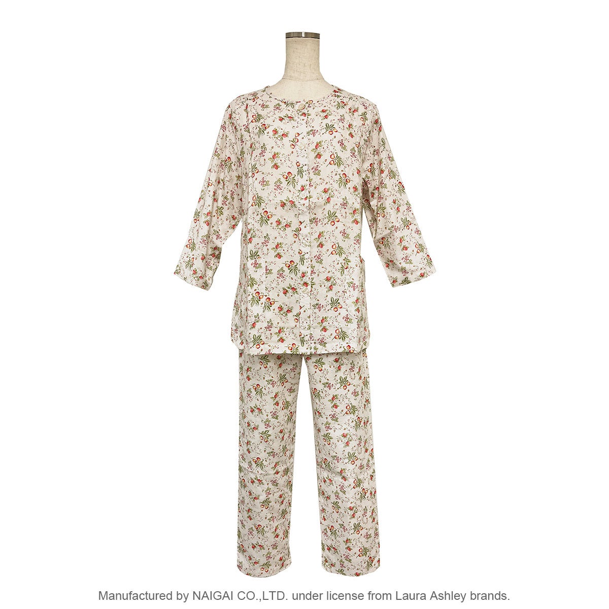 ♥︎LAURA ASHLEY ♡ガーゼパジャマ♡新品タグ付き♡オールシーズン ☆【Lサイズ】LAURA ASHLEY 綿(コットン)100％ ダブルガーゼ パジャマ