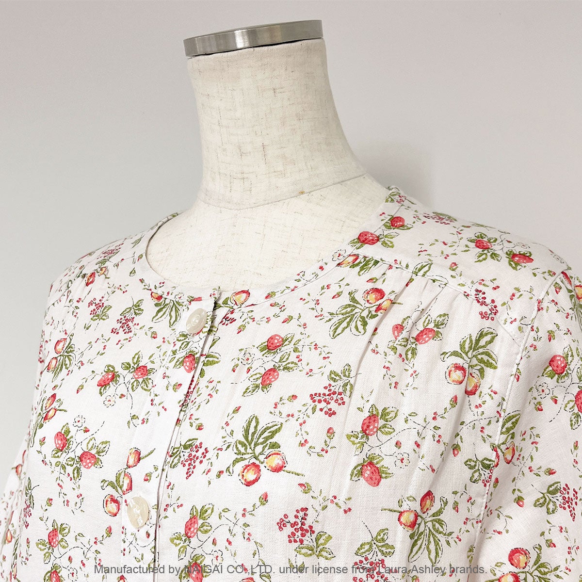 ♥︎LAURA ASHLEY ♡ガーゼパジャマ♡新品タグ付き♡オールシーズン ☆【Lサイズ】LAURA ASHLEY 綿(コットン)100％ ダブルガーゼ パジャマ