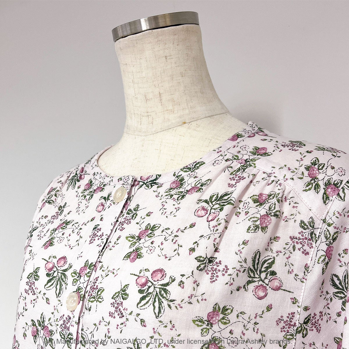☆【Lサイズ】LAURA ASHLEY 綿(コットン)100％ ダブルガーゼ パジャマ
