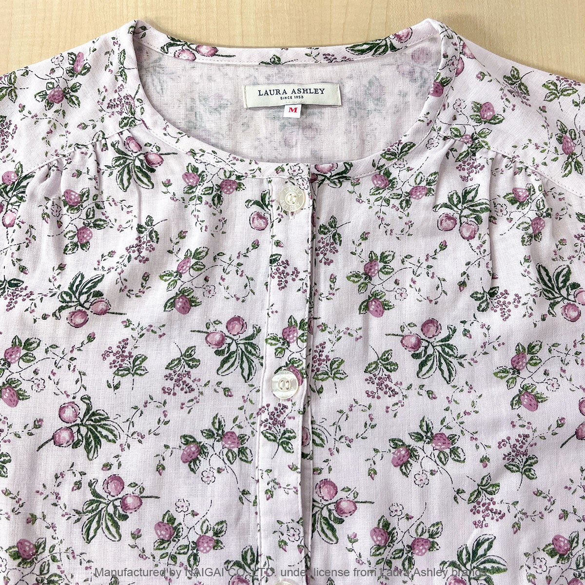 ☆【Lサイズ】LAURA ASHLEY 綿(コットン)100％ ダブルガーゼ パジャマ