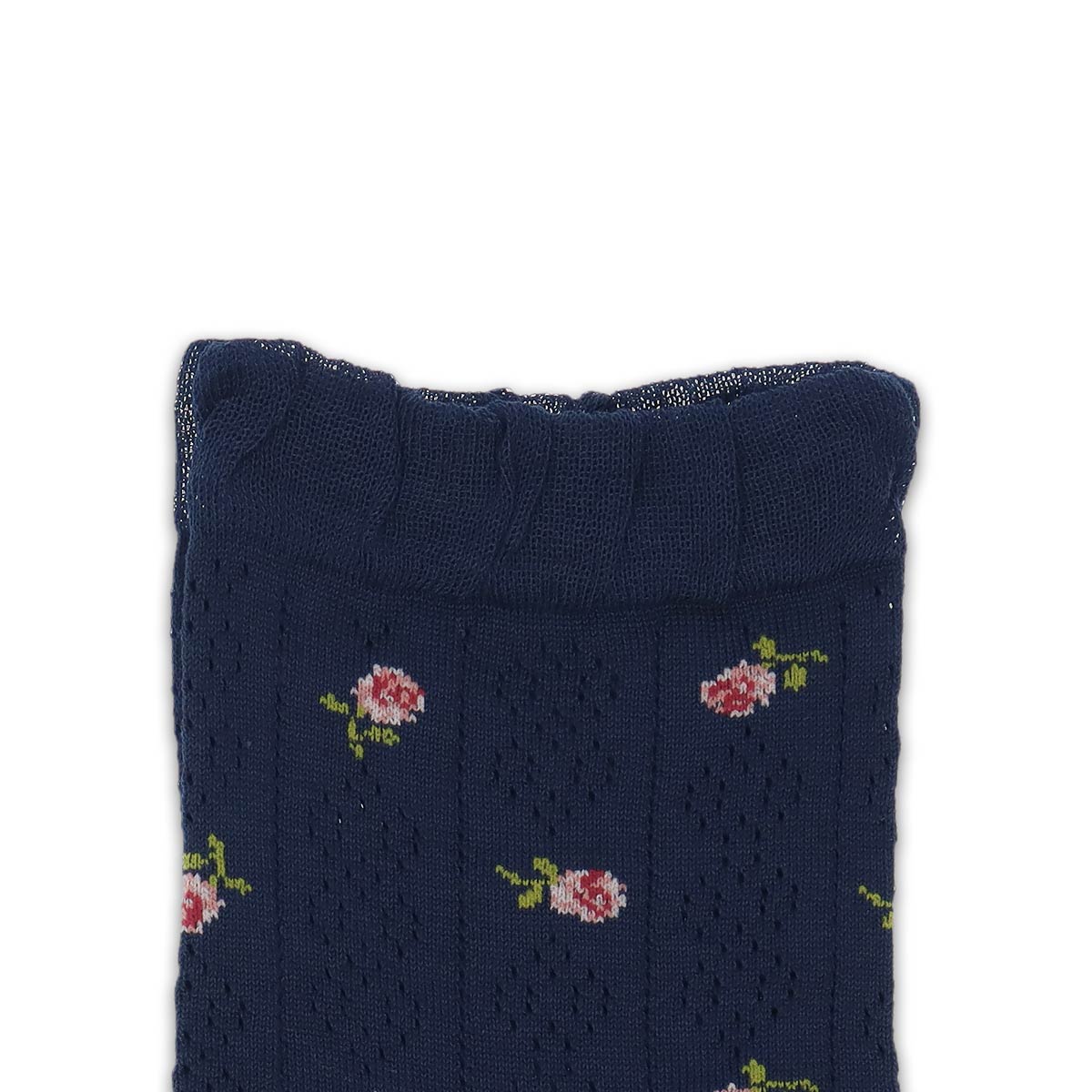 ☆33％OFF ☆LAURA ASHLEY 綿混 Floral クルー丈 ソックス レディース