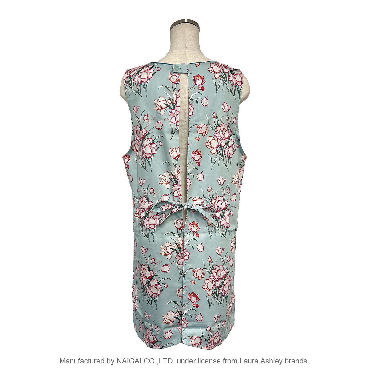 ☆LAURA ASHLEY 形態安定加工 T/Cサテン サトクリフチューリップス柄