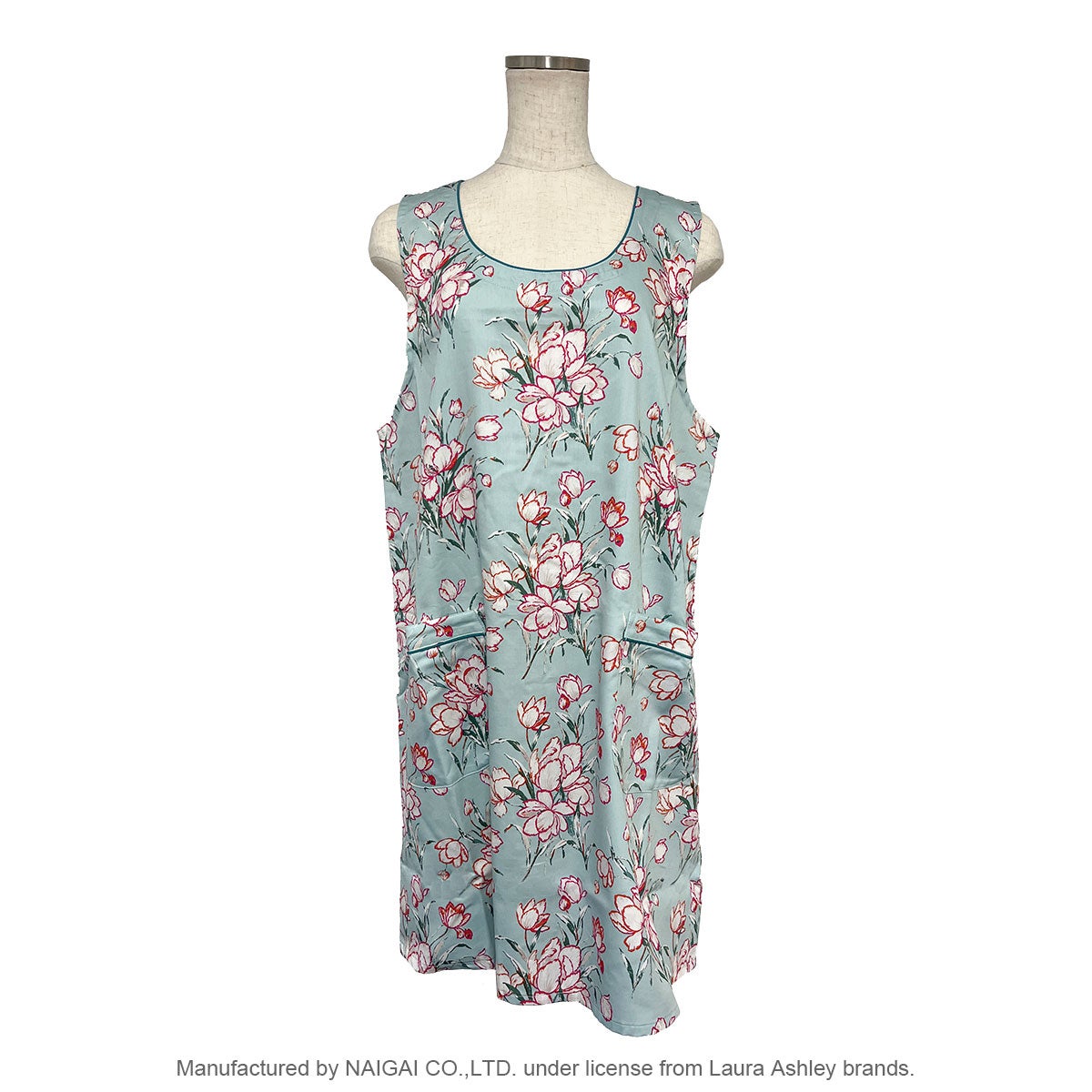 ☆LAURA ASHLEY 形態安定加工 T/Cサテン サトクリフチューリップス柄