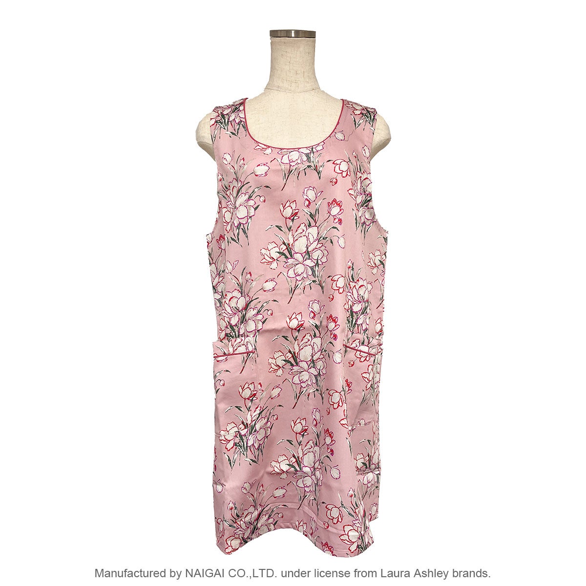 ☆LAURA ASHLEY 形態安定加工 T/Cサテン サトクリフチューリップス柄