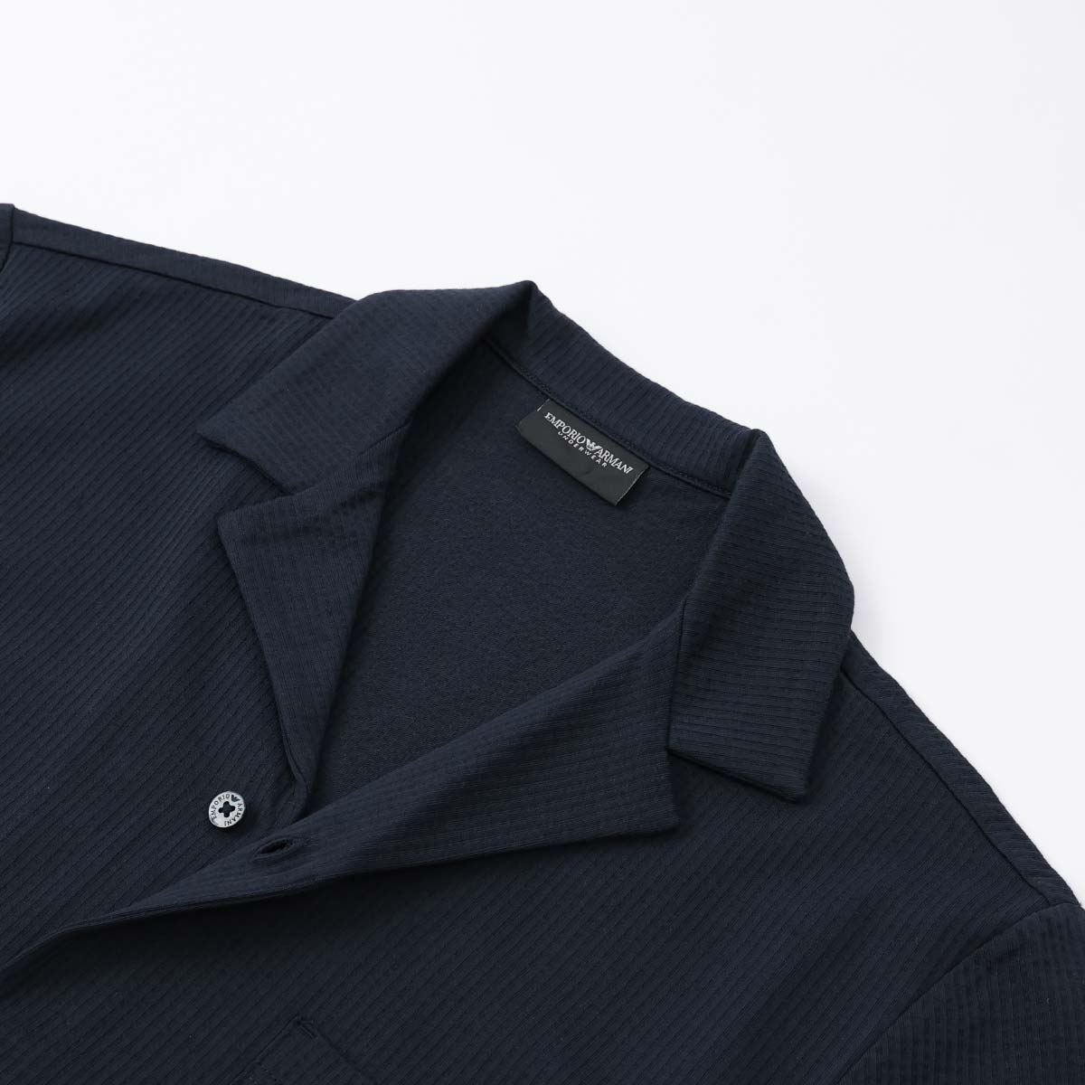 EMPORIO ARMANI SEERSUCKER シアサッカー半袖 Tシャツ EUサイズ メンズ
