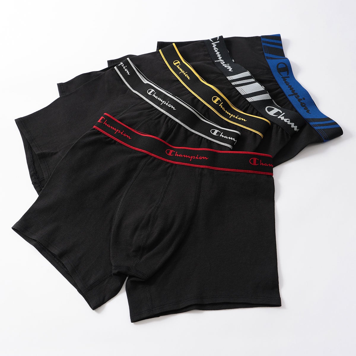 トランクスチャンピオンシップセット02(ILLUSTARTIONS) 5枚セット】Champion メンズ ボクサーパンツ 抗菌防臭 前閉じ Cotton