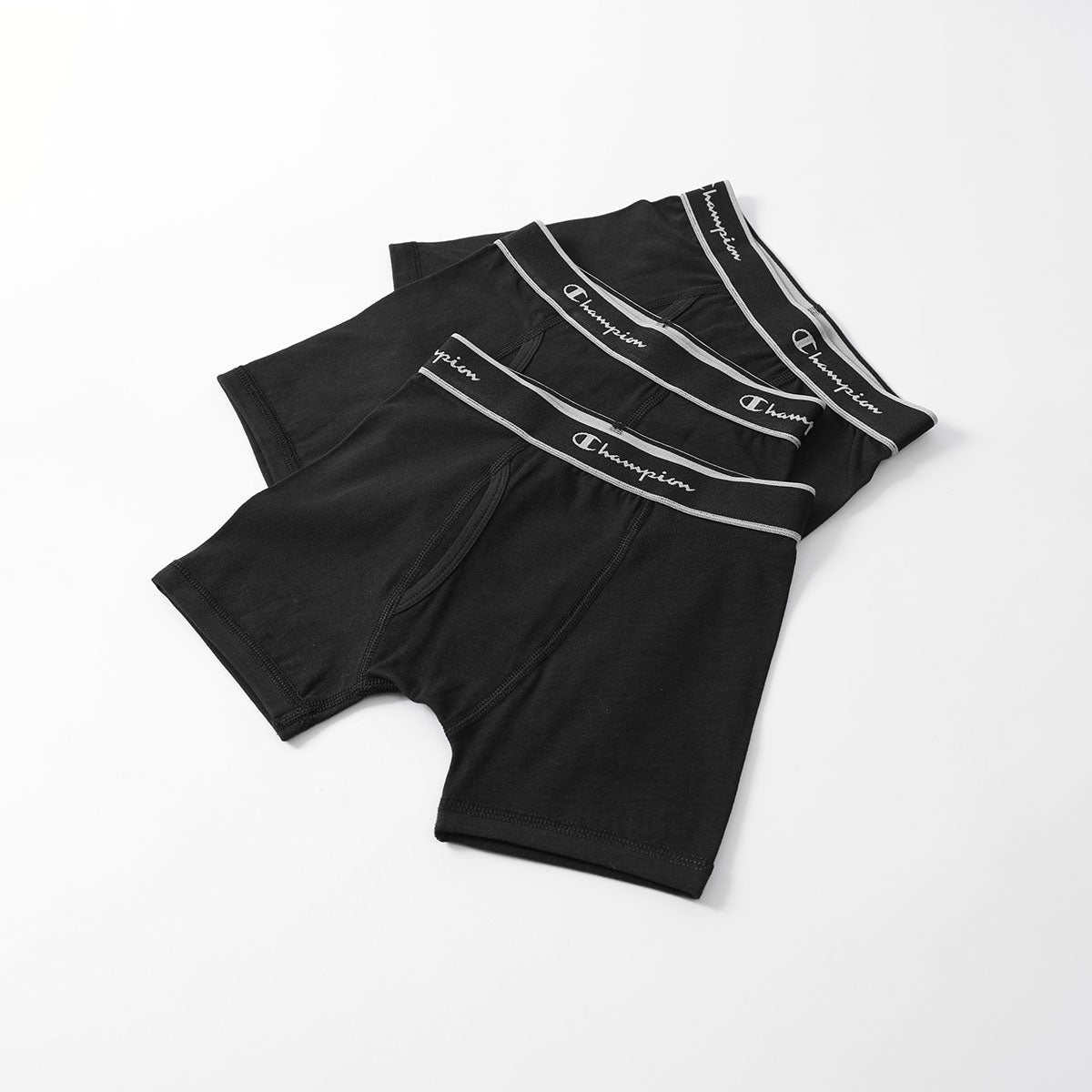 3枚セット】Champion キッズ ボクサーパンツ 抗菌防臭 前開き Cotton