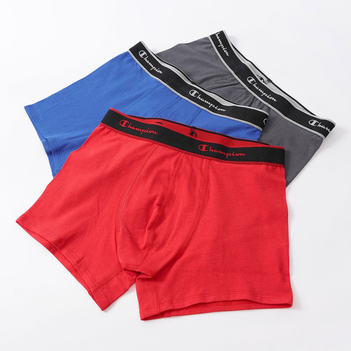 3枚セット】Champion メンズ ボクサーパンツ 抗菌防臭 前閉じ Cotton
