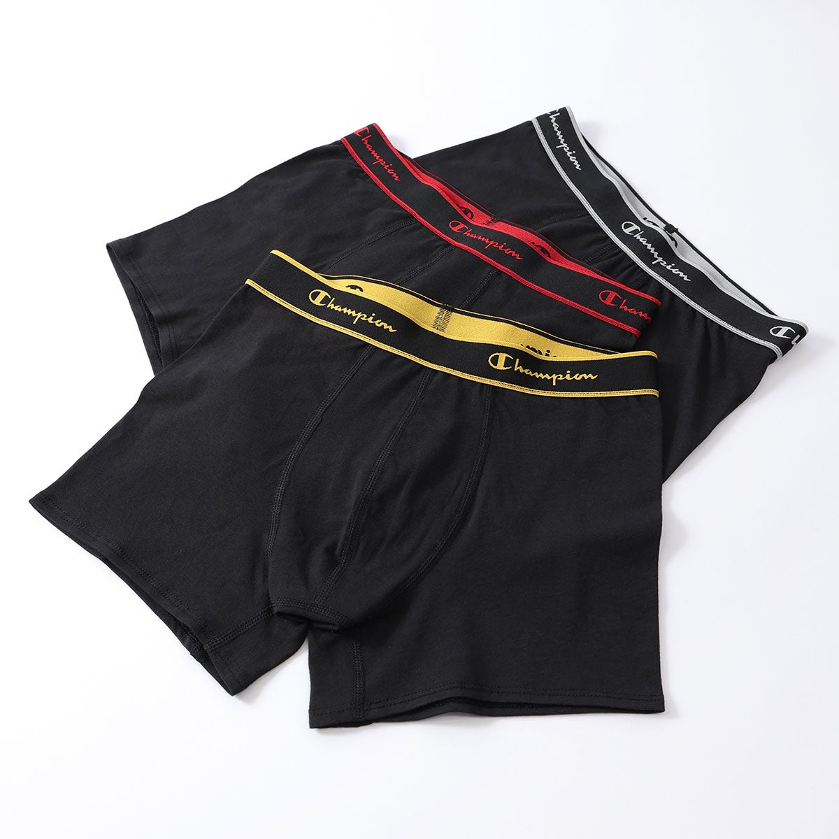 3枚セット】Champion メンズ ボクサーパンツ 抗菌防臭 前閉じ Cotton